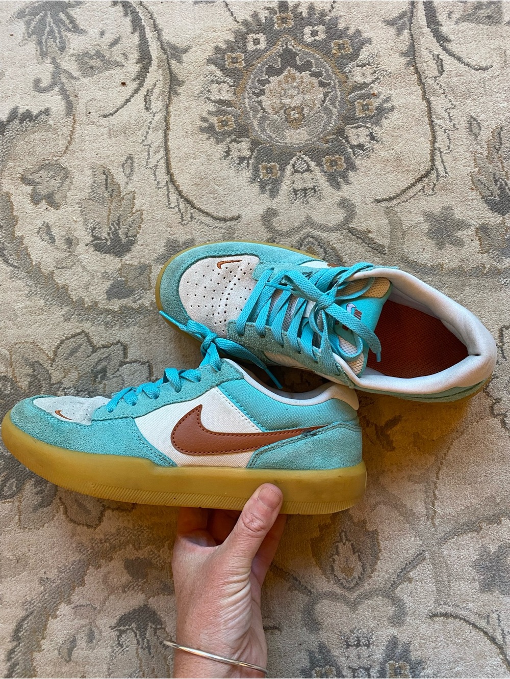 Nike SB Force 58 dusty cactus trainers. Size US 6.5 euro 39